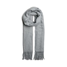 Pieces Women's Pckial New Long Noos Bc Scarf, /Light Grey Melange, One Size UK