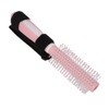 Handicapped Auxiliary Comb Portable Plastic Handle Comb Hair Brush for