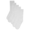 Mens 20 Pack Dress Socks - White