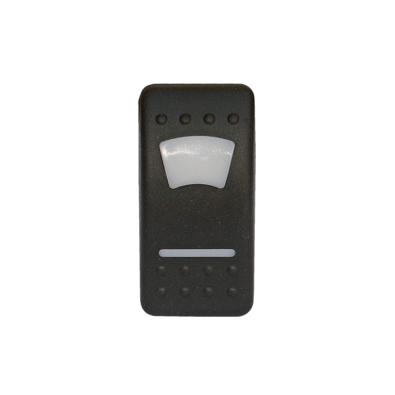 Five Oceans FO3015 Momentary On-Off-Momentary On Rocker Switch with LED,