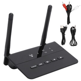 2 in 1 Bluetooth Wireless Audio Adapter Long Range Transmitter Receiver  AUX for Car TV