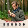 flintronic Outdoor Brass Compass, Pocket Compass, Hiking Compass, Portable with