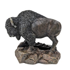 Buffalo Napkin Holder – Rustic Farmhouse Kitchen Accessories – Dining Room Table Decor – Bison & American Buffalo Design for Cabin & Lodge Décor