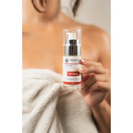 Swedan Naturals - Crema Retinol, desinflama, cuidado nocturno, repara los daños cutáneos. Reduce arrugas, disminuye manchas, control de grasa, renovación ceular