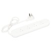 HPM 4 Outlet Surge Protected Powerboard White