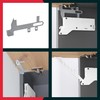 KOTARBAU® Universal Flap Fitting Lift II White PVC Flap Holder