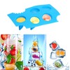 2 Pack Silicone Ice Cube Tray, Shark Fin Ice Trays,