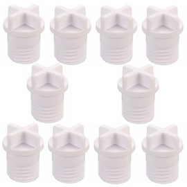 10Pcs Light Socket Safety Cap Plugs, Light Bulb Socket Cover,E26 Light Socket Cover,Cap for String Lights, Recessed and Standard Light Sockets (White)