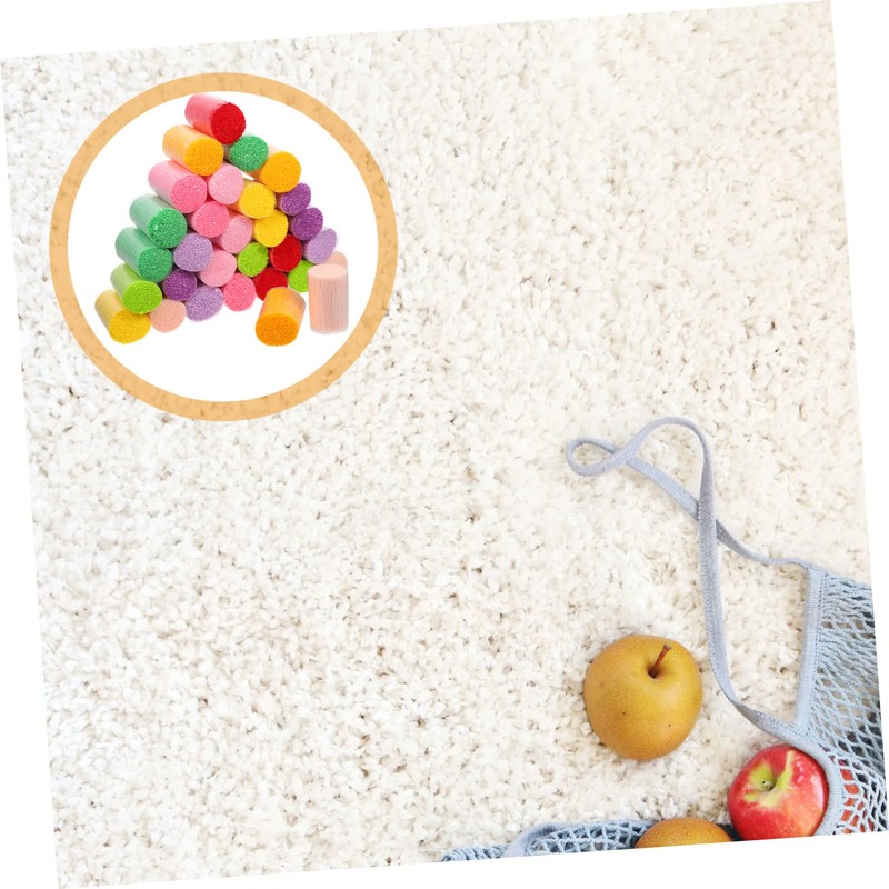 KONTONTY 30pcs Latch Hook Yarn Set for Crocheting Knitting Acrylic