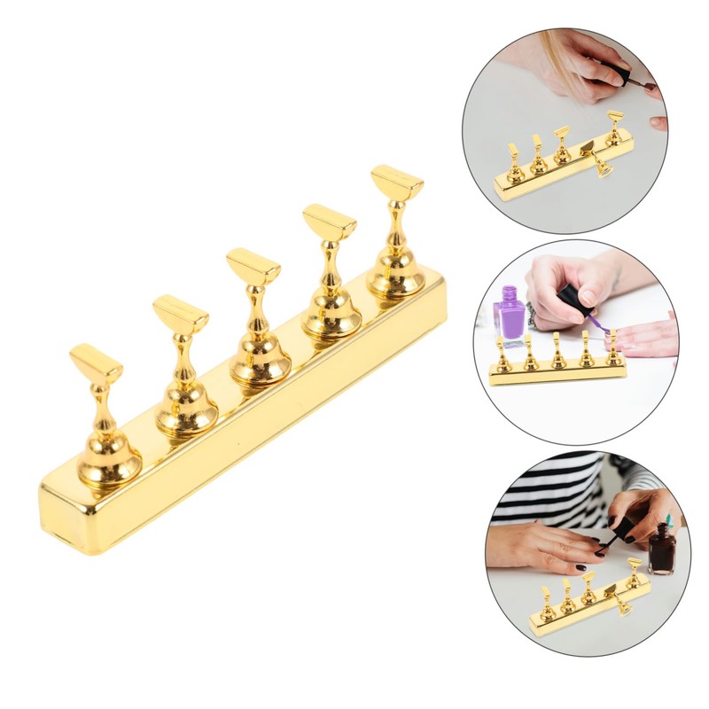 WOONEKY Manicure Set Nail Holder for Painting Nail Art Practice
