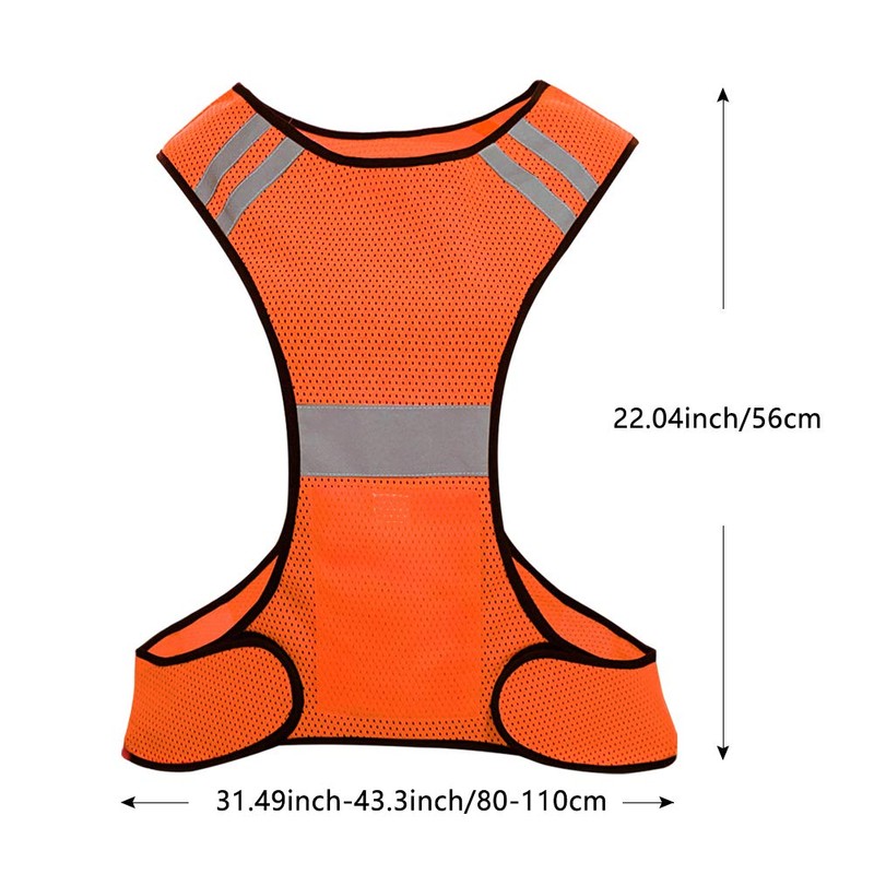 Biqing Hi Vis Vest Reflective Running Vest High Visibility Vest