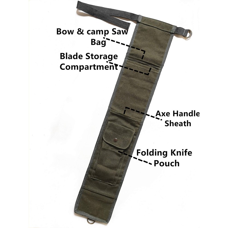 TIPU Axe and Saw Sling, Agawa Saw Bag, Bucksaw Bag,