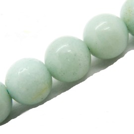 abalorio de piedras preciosas para hacer joyas, se vende por bolsa, 5 hebras en el interior, Amazonita, 8mm, 1