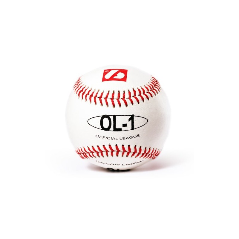 BARNETT OL-1 competition baseball ball size 9",2 pieces, white.