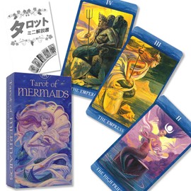 Tarot of Mermaids Tarot Divination with Japanese Manual (English Language Not Guaranteed)