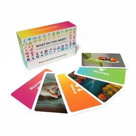 metaFox What Do You Need? Coaching Cards - 60 Needs Cards for Nonviolent Communication (NVC, Emotional Intelligence, Coaching, and Difficult Conversations). Ideal for Mindfulness & Self-Reflection.