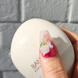 Rosewall Handmade Nail Tips - Natural / 로즈월 수제네일팁 - 내츄럴
