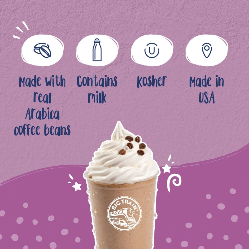 Big Train Dulce De Leche Blended Ice Coffee Beverage Mix,