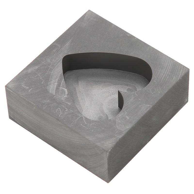 Graphite Casting Mold Professional Heart Shaped Ingot Casting Refining Mould