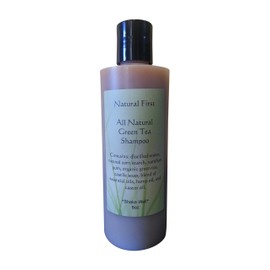 Natural First Green Tea Clarifying Shampoo for Oily Hair - Chemical, Sls, Paraben Free