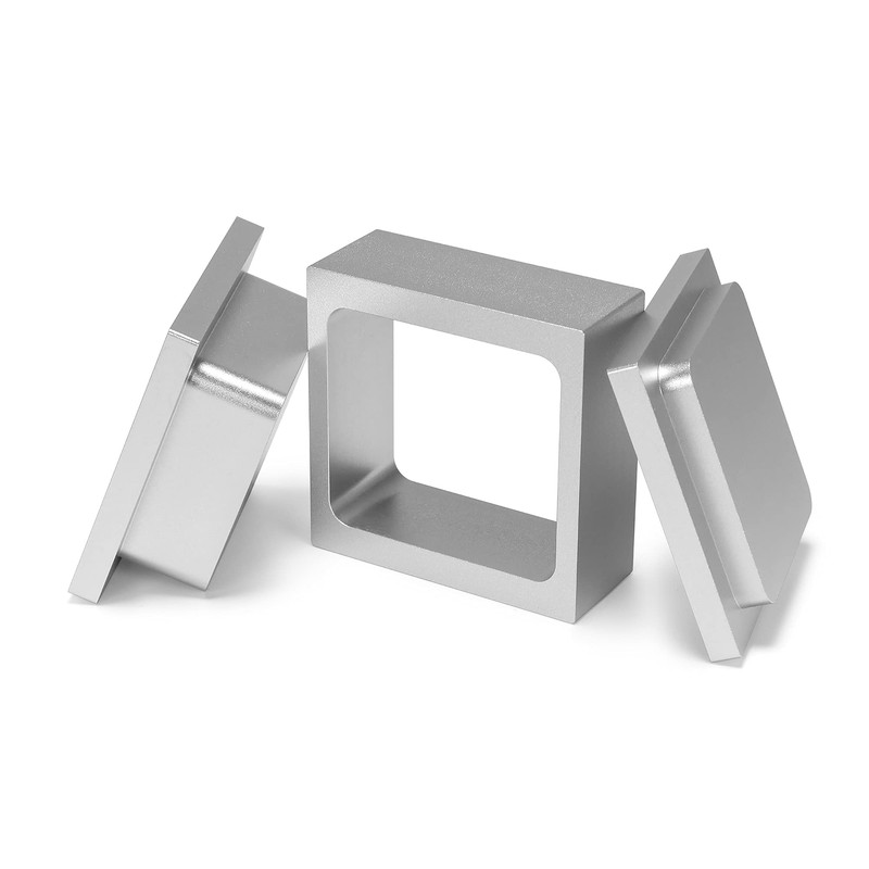 Pre-Press Aluminium Mold & Pressing Mold (Silver 2.5x2.5)