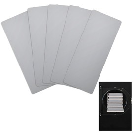 5 PCS Tray Mats Set for Harvest Right Freeze Dryer Medium Trays, Silicone Tray Liners Compatible with Harvest Right Freeze Dryer Tray Accessories, 17.01 x 6.81 Inches/ 43.2 x 17.3 cm, gray