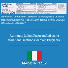 De Cecco Spaghetti No. 12 Pasta, 16 Oz, Authentic, Slow Dried, Made with Durum Wheat, Versatile Pasta for Sauces & Recipes, Made in Italy