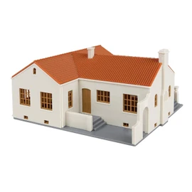Cornerstone 933-3785 Mission Style Bungalow, Multicoloured, 4-15/16 X 5-9/16 X 2-13/16" 12.5 X 14.1 X 7.1cm