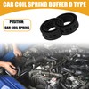 Partuto 2pcs Universal Car Coil Spring Buffer Buffer D Type