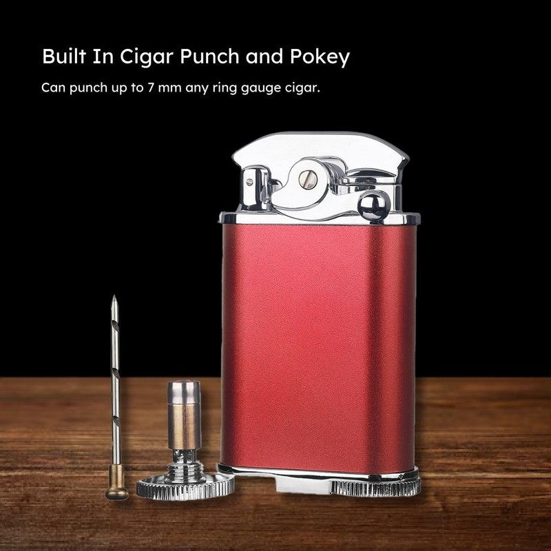 Visol Retro Butane Torch Lighter Triple Flame Refillable Gas Lighter,