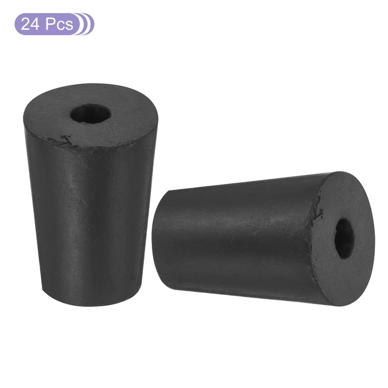 sourcing map Rubber Tapered Plug 13mm to 17mm Solid Test