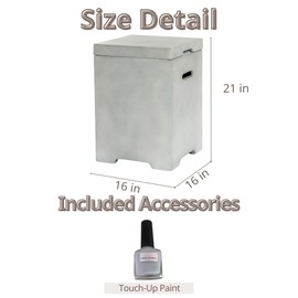 AmazStove Fire Pit Series Stainless Steel Round (21 * 16 Inch Tank Table)