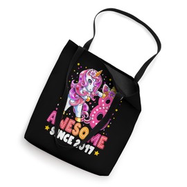 Flossing Unicorn 8 Year Old 8th Birthday Girl Unicorn Party Tote Bag