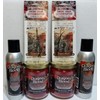 Smoke odor Exterminator Dragon's Blood, Includes Two 13 oz Jar Candle Two 7 oz Spray & Two Car Hangers All in One Bundle of Six