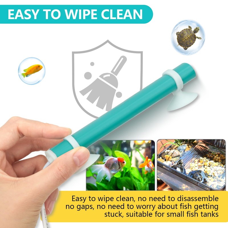 hygger Mini Submersible Aquarium Heater, Turtle and Betta Fish Tank