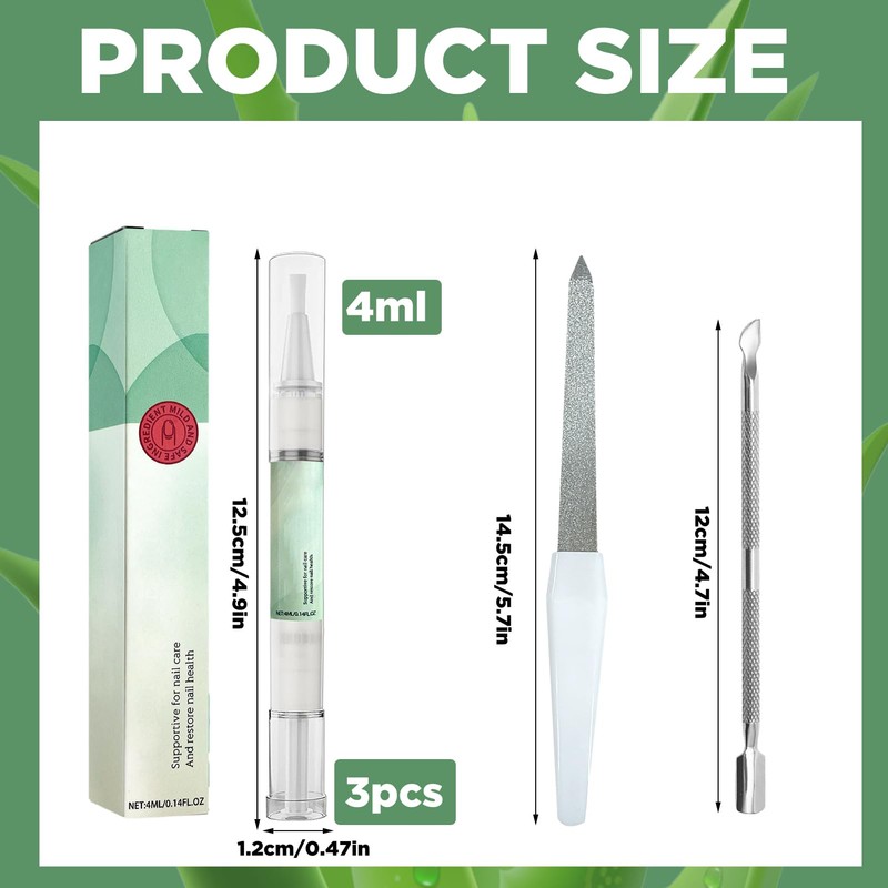 Pack of 3 Nail Care with Tea Tree Oil, Vitamin