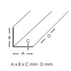 Aluminium Wart Plate Duet Angle Checker Plate Aluminium Angle Edge