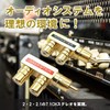 RERACO RCA Splitter 2 Splitter Splitter Adapter Gold Plated Male
