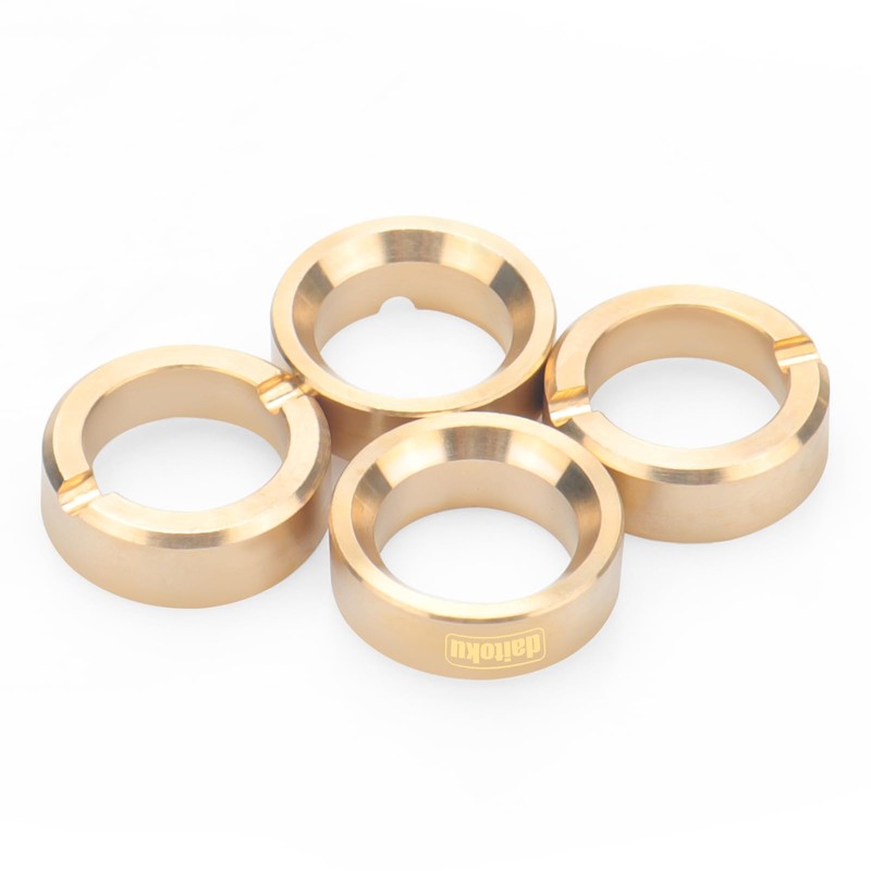 daitoku 4PCS Brass Wheel Weight, 3.3g Wheel Weights for Axial