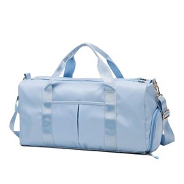 Gym Duffle Bag, Womens Mens Gym Bag, Folding Duffle Bag with Wet Bag and Shoe Compartment, Travel Duffle Bag, Airplane Travel Duffle Bag, Sports Fitness Tote, Swimming Yoga, Waterproof