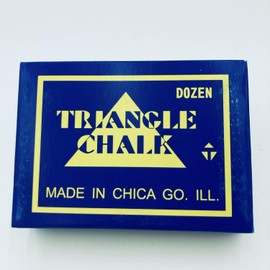 Pool Cue Chalk Cubes, 12-Pack -Table BilliardsStick Bulk Supplies