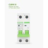 12V-110V DC Miniature Circuit Breaker, 60 Amp 2 Pole Battery