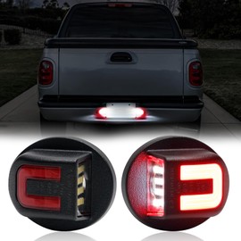 HTZCMOTO LED License Plate Light Tag Light Replacement for 1990-2014 F-150，1980-1999 F-250 F-350，1999-2016 F250 F350 F450 F550 F650 F750 Super DutyLED U-Shaped Light