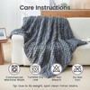 Sherpa Fleece Weighted Blanket for Adults, Queen 60"x80" 15lbs