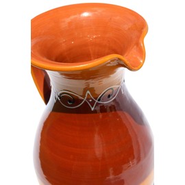 Cactus Canyon Ceramics Spanish Terracotta 2 Quart Pitcher - Spanish Sunset
