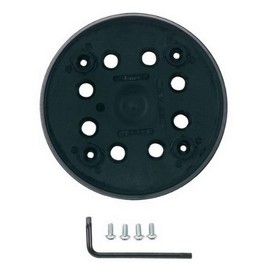Bosch Professional 2608601169 Sanding Pads (Ø 125 mm, Medium Hard, with Hook and Loop System, Accessories for Random orBit Sander PEX 270 A/PEX 270 AE), Black