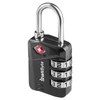 SharkByte TSA Luggage Locks, 3 Digit Security Travel Combination Padlock,