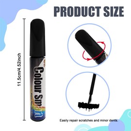 QZTYTY Touch Up Paint for Cars, Touch Up Paint Pen, Scratch Remover for Vehicles, Universal Car Accessories Decoration Touch-up Pen Car Scratch Remover for Minor Scratches for Most Cars (Black)