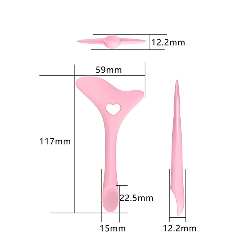 Eyeliner Stencils Wing Tips, Silicone Eyeliner Aid, Lipstick Wearing Aid,