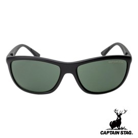 Captain Stag CS-012-2 Men's Sunglasses, Plastic Frame, Black